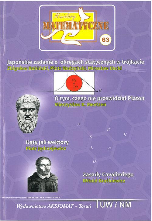 Miniatury Matematyczne 63 - Bobiski Z., Nodzyski P., Uscki M., Mentzen M., Jdrzejewicz P., Krakiewicz W.