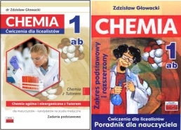 Chemia 1ab. Ćwiczenia dla licealistów + poradnik z odpowiedziami - Głowacki Zdzisław