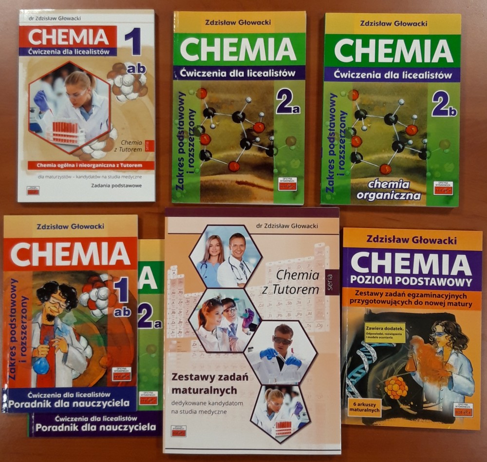 Chemia z Tutorem - Pakiet 7 ksiek dla maturzystw - z DARMOW WYSYK